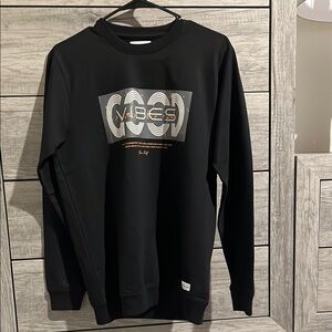 Black Vibes Graphic Sweatshirt